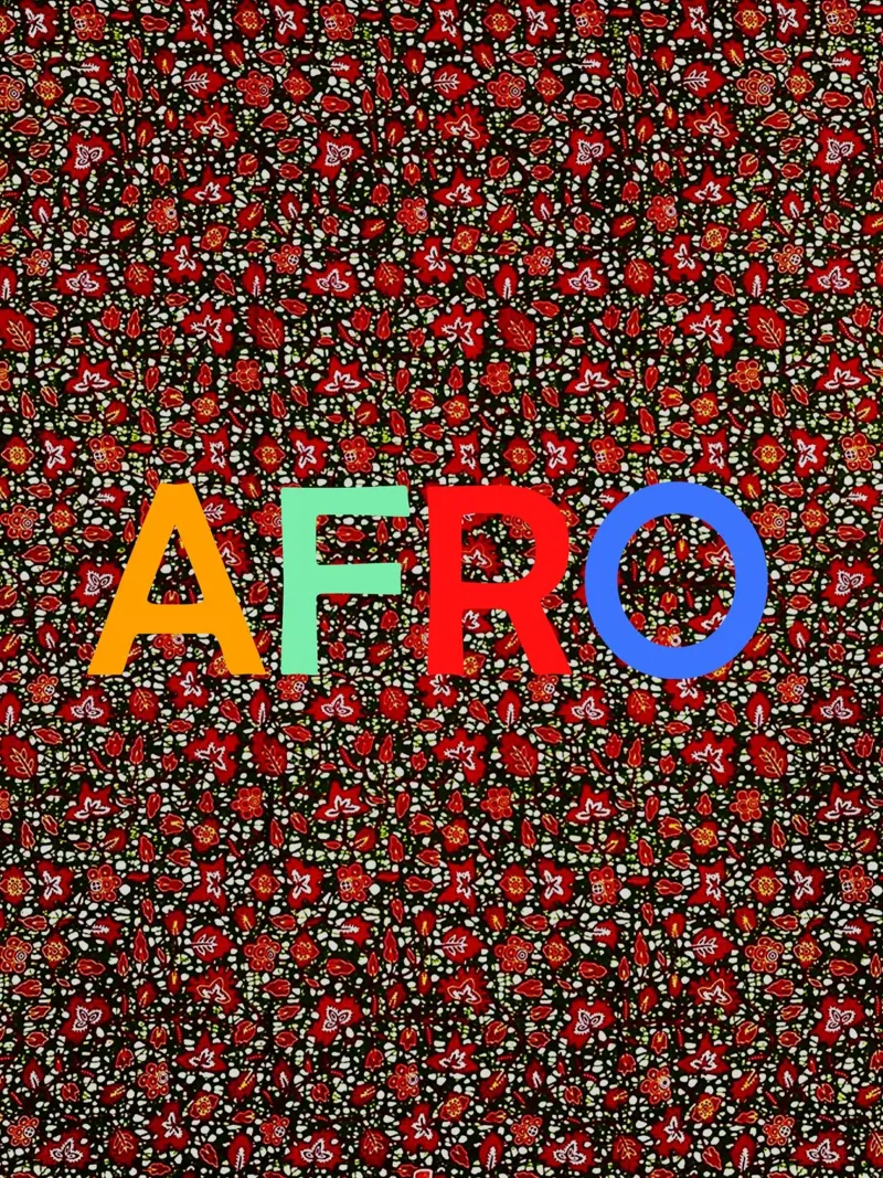 Afro poster con telaio in plastica da Mathudace Créas
