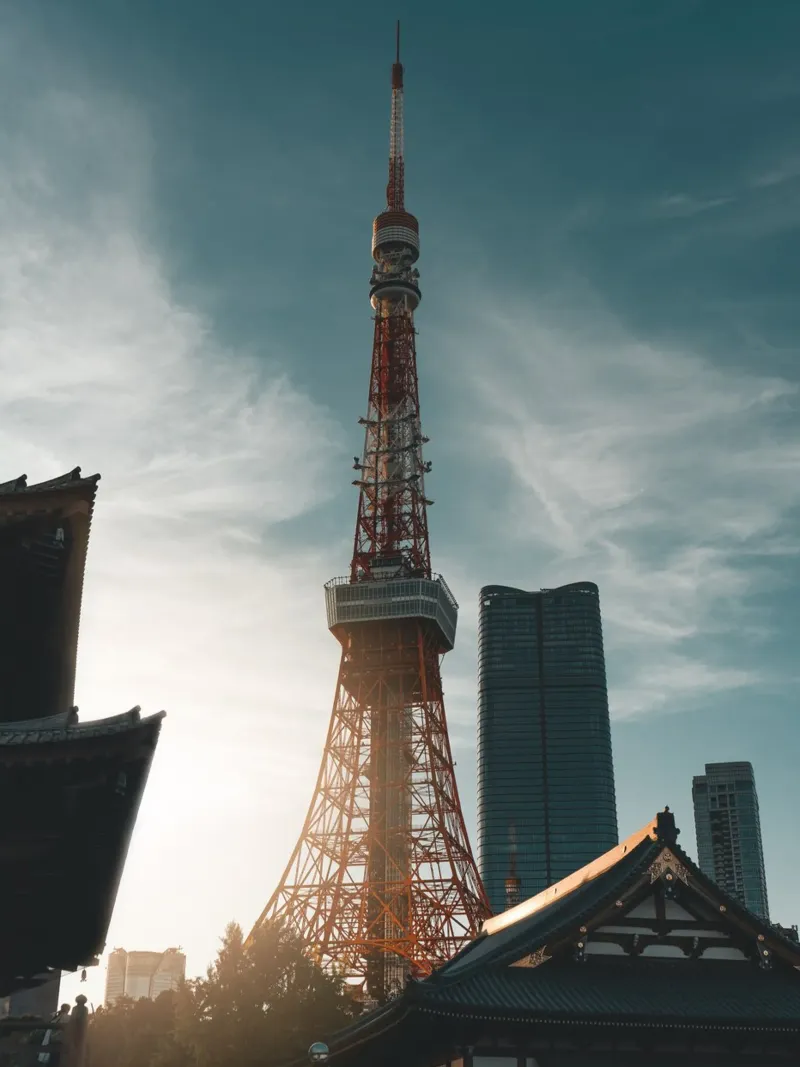 Torre di Tokyo - l'iconico pilone radiofonico del Giappone carta hahnemühle da fokusfernweh