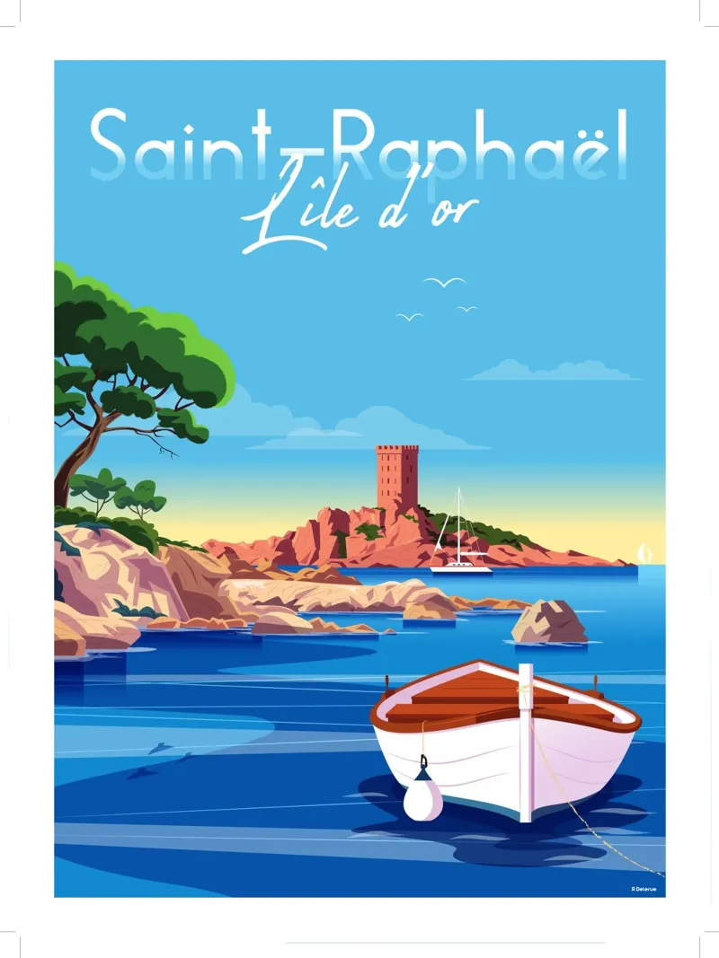 saint Raphaël Île d'or pellicola backlit da Raphaël Delerue