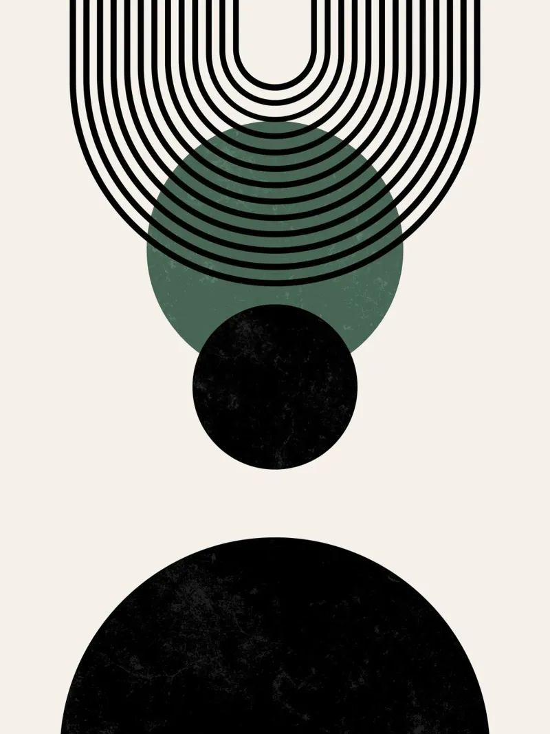 Cercles & lignes boho - intemporel & élégant hahnemühle de Whole©