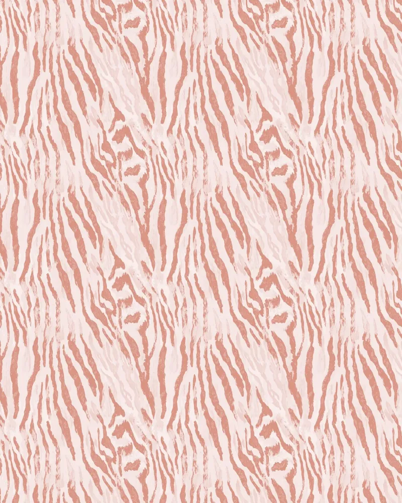 Zebra Tigre Stampa Animale In Rosa Tan Arancione Boho Chic Y2K pellicola backlit da Gentle Echoes Art