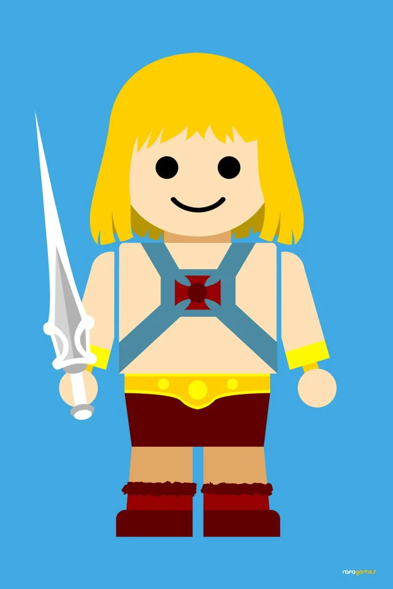He Man Toy pellicola backlit da Rafa Gomes