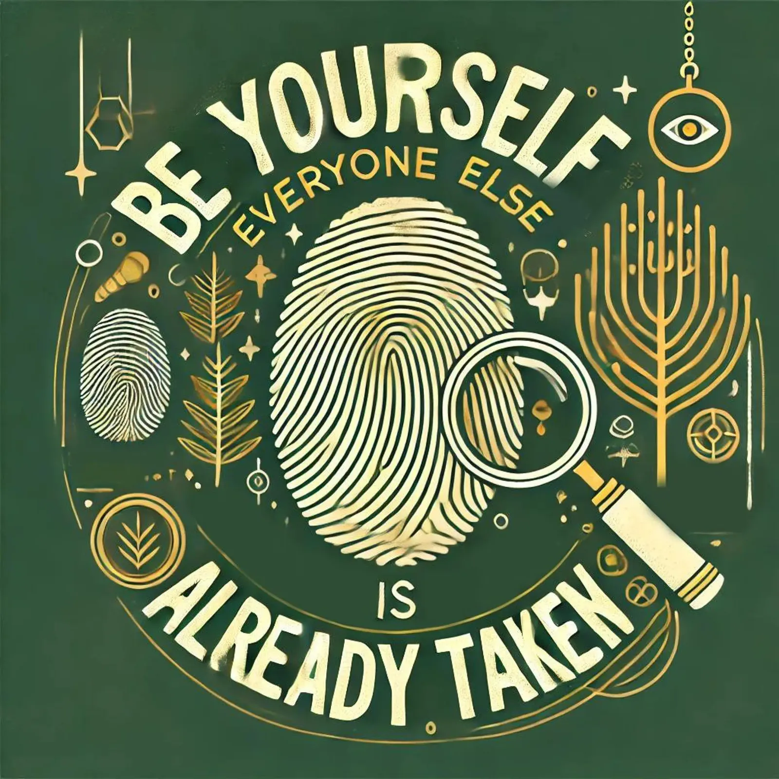 Love Yourself alu-dibond by Motivate-Today