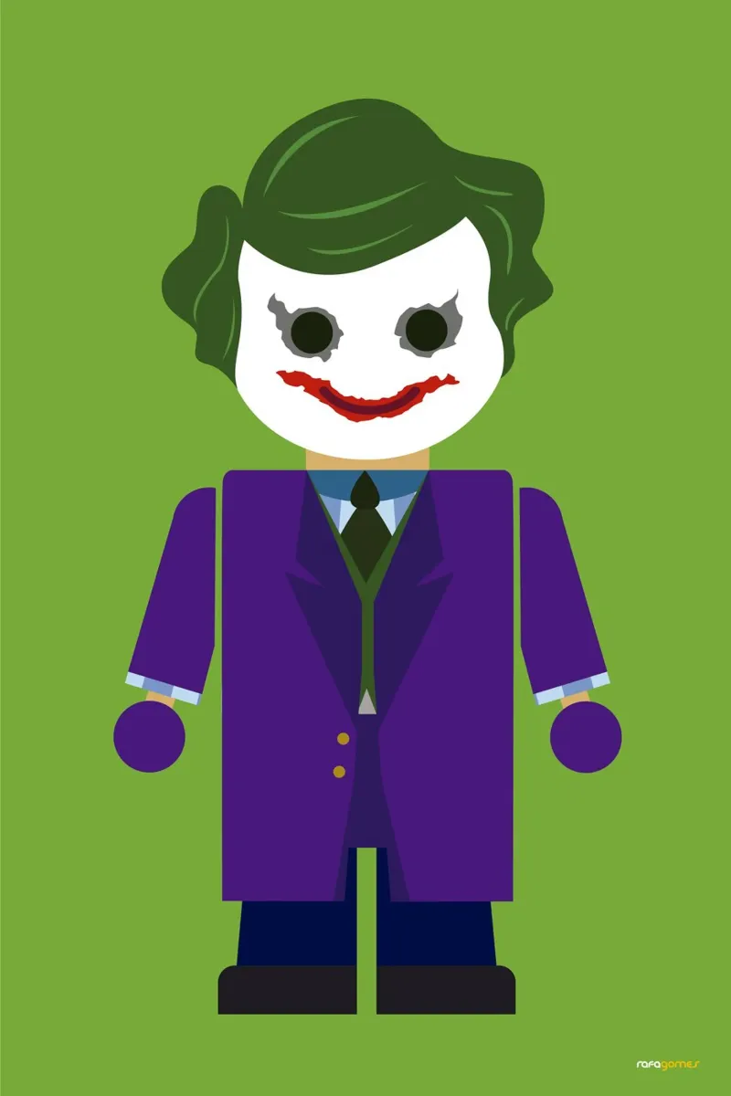 Joker Toy pellicola backlit da Rafa Gomes
