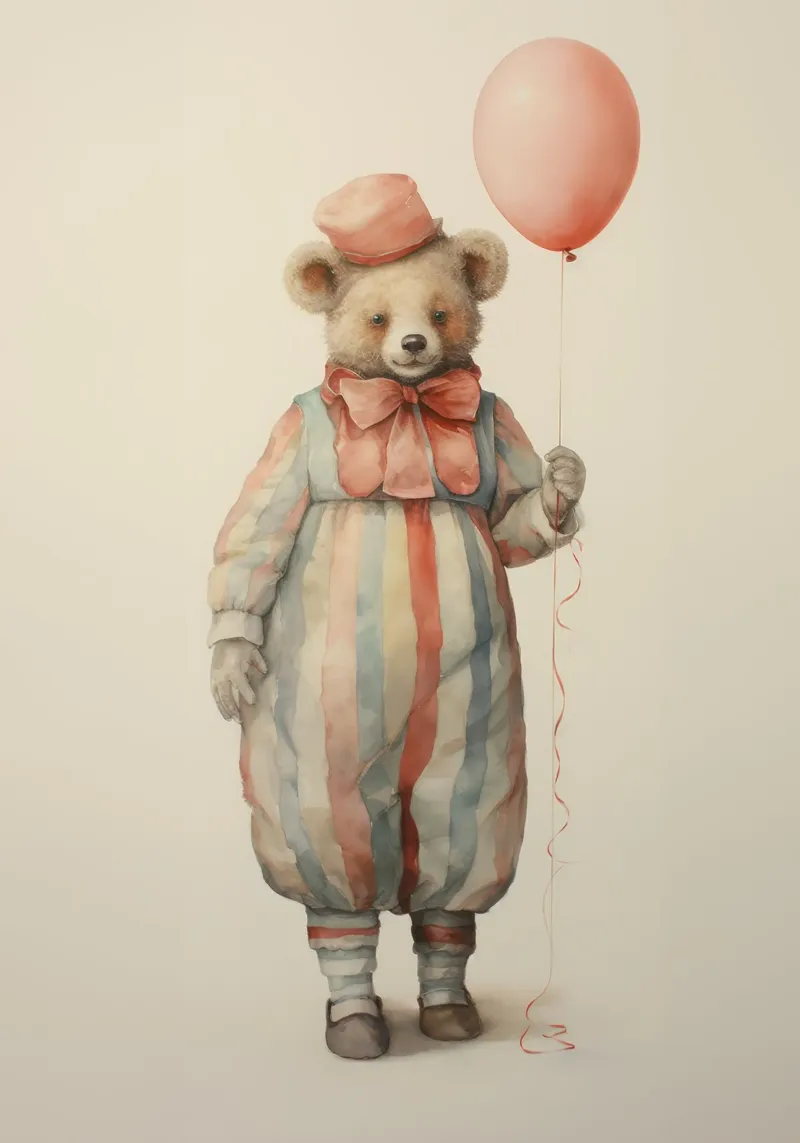 Whimsical Bear backlit film by IamHomeStudio
