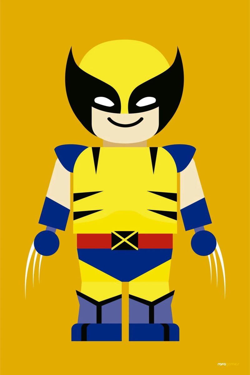 Wolverine Toy poster by Rafa Gomes