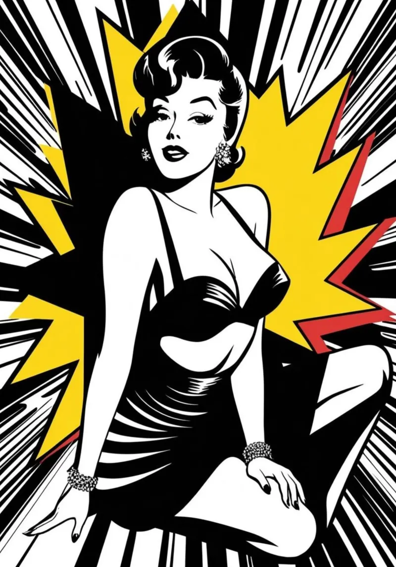 Pin Up 50s 1 pellicola backlit da Rezh creations