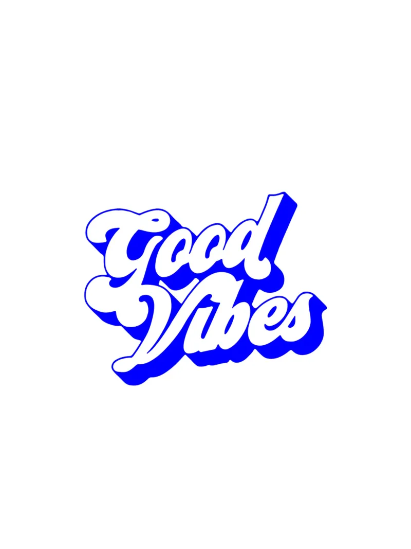 gute vibes, motivierende Aussage Zitat Hahnemühle von The True Type