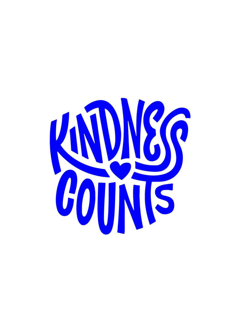 kindness counts, motivational statement quote poster by The True Type