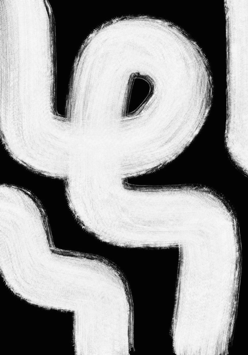 Abstract Brush I Poster von BAINAI