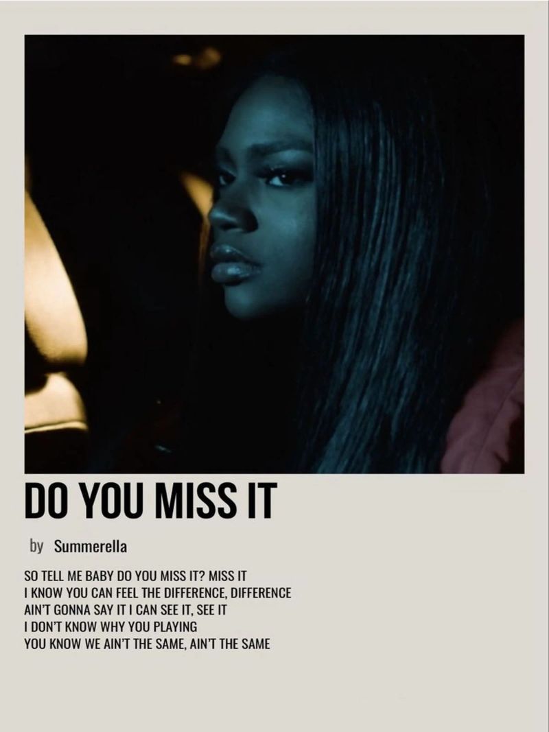 DO YOU MISS IT by Summerella pellicola backlit da SoundStudio