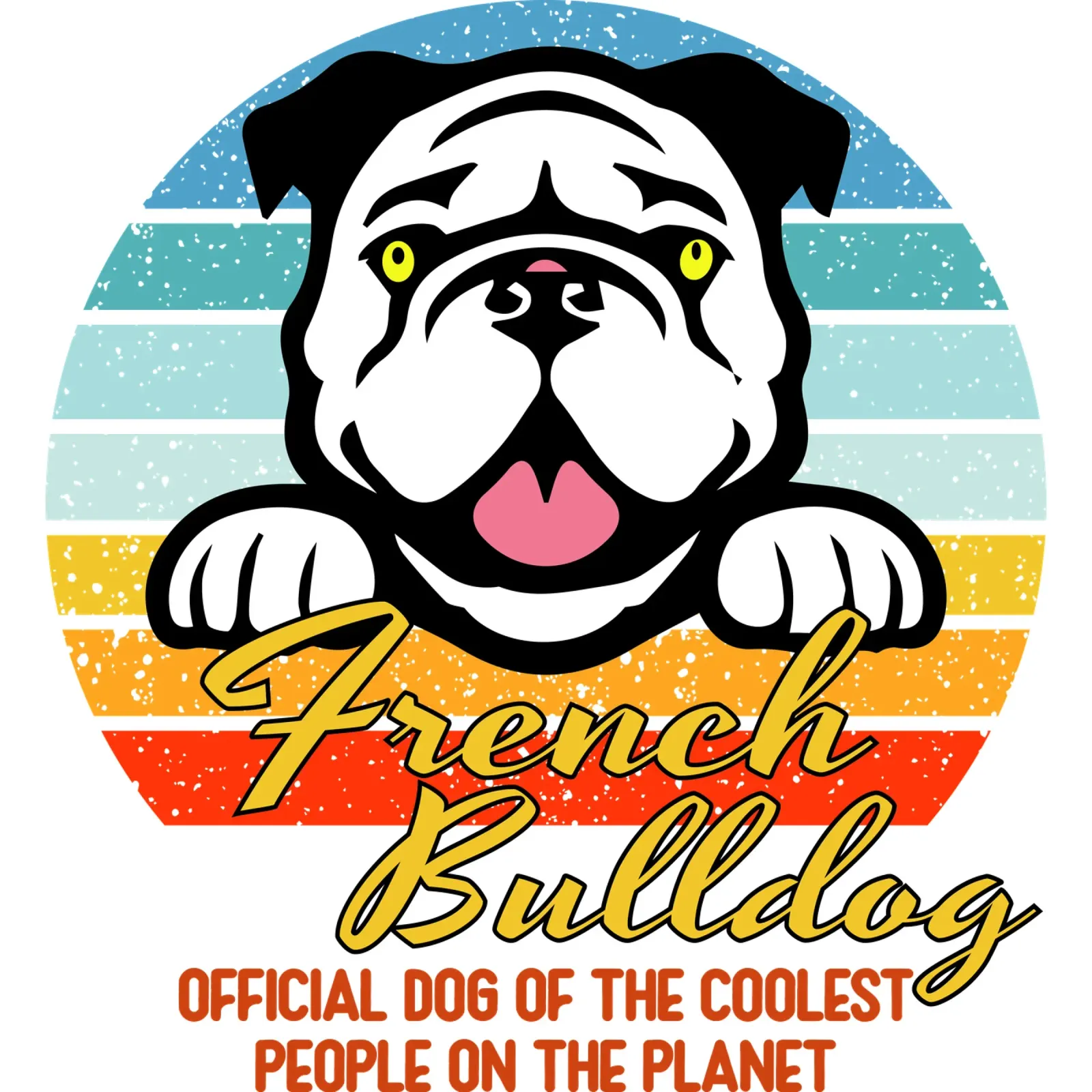 bulldog francese ufficiale delle persone più cool del pianeta pellicola backlit da ririedis