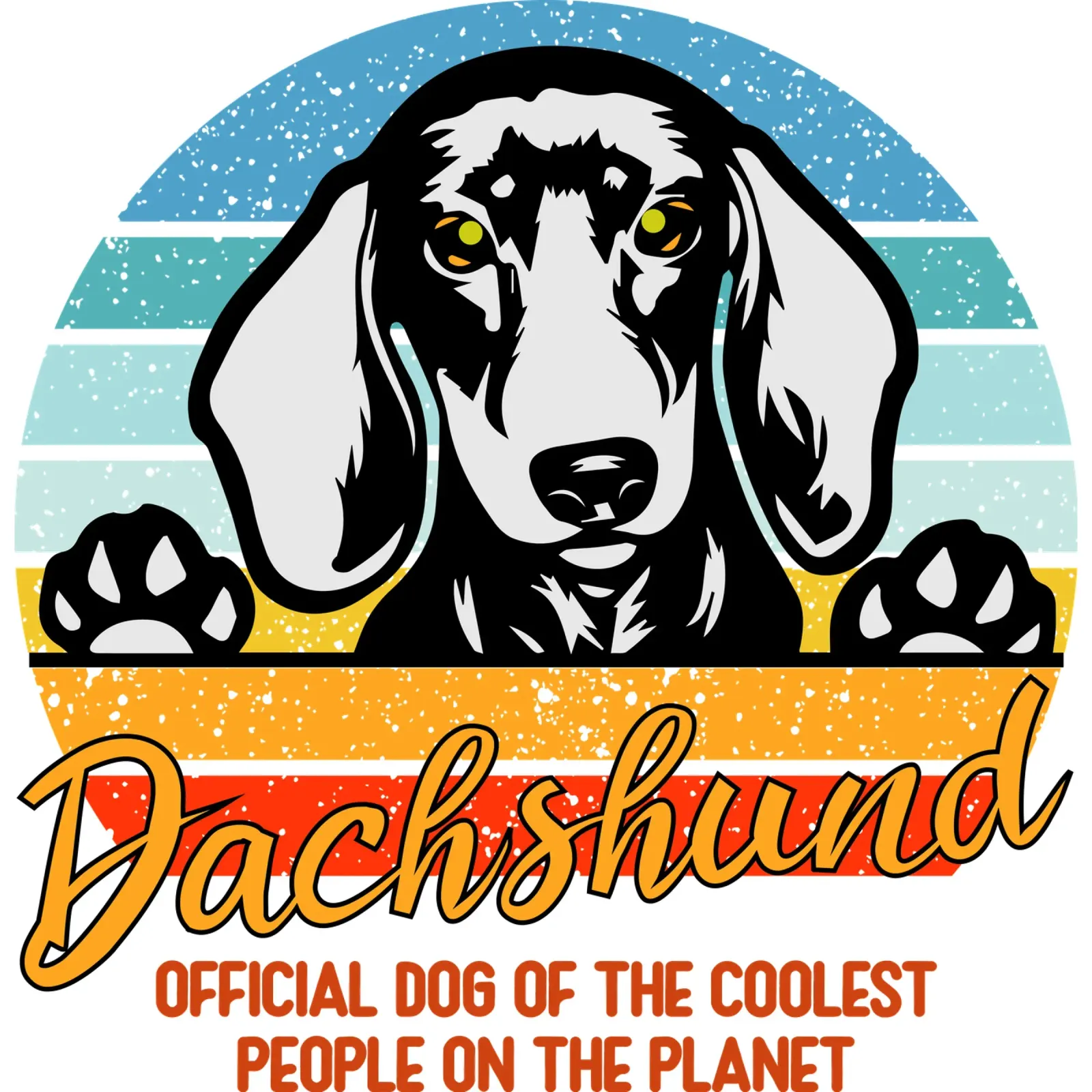 dachsund cane ufficiale delle persone più cool del pianeta carta hahnemühle da ririedis