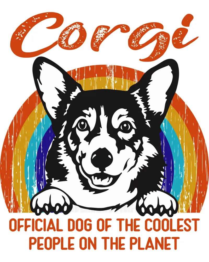 corgi cane ufficiale delle persone più cool del pianeta pellicola backlit da ririedis