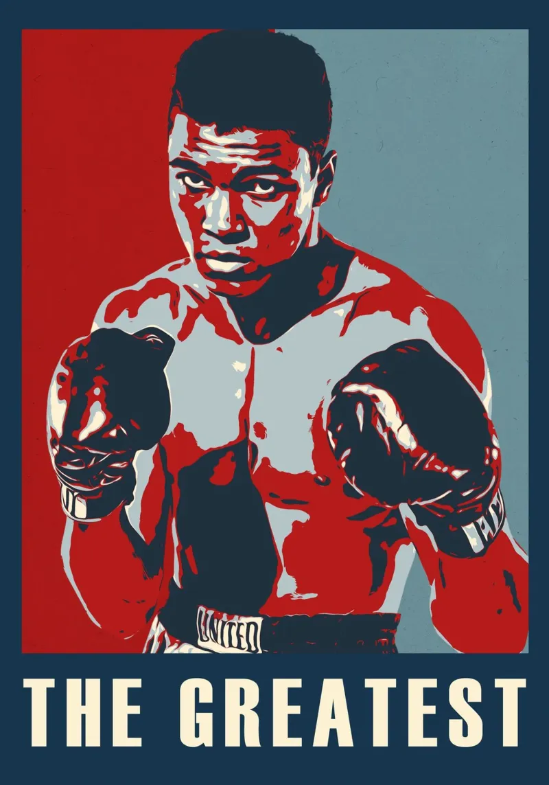 mohammad ali pellicola backlit da HopeStudio