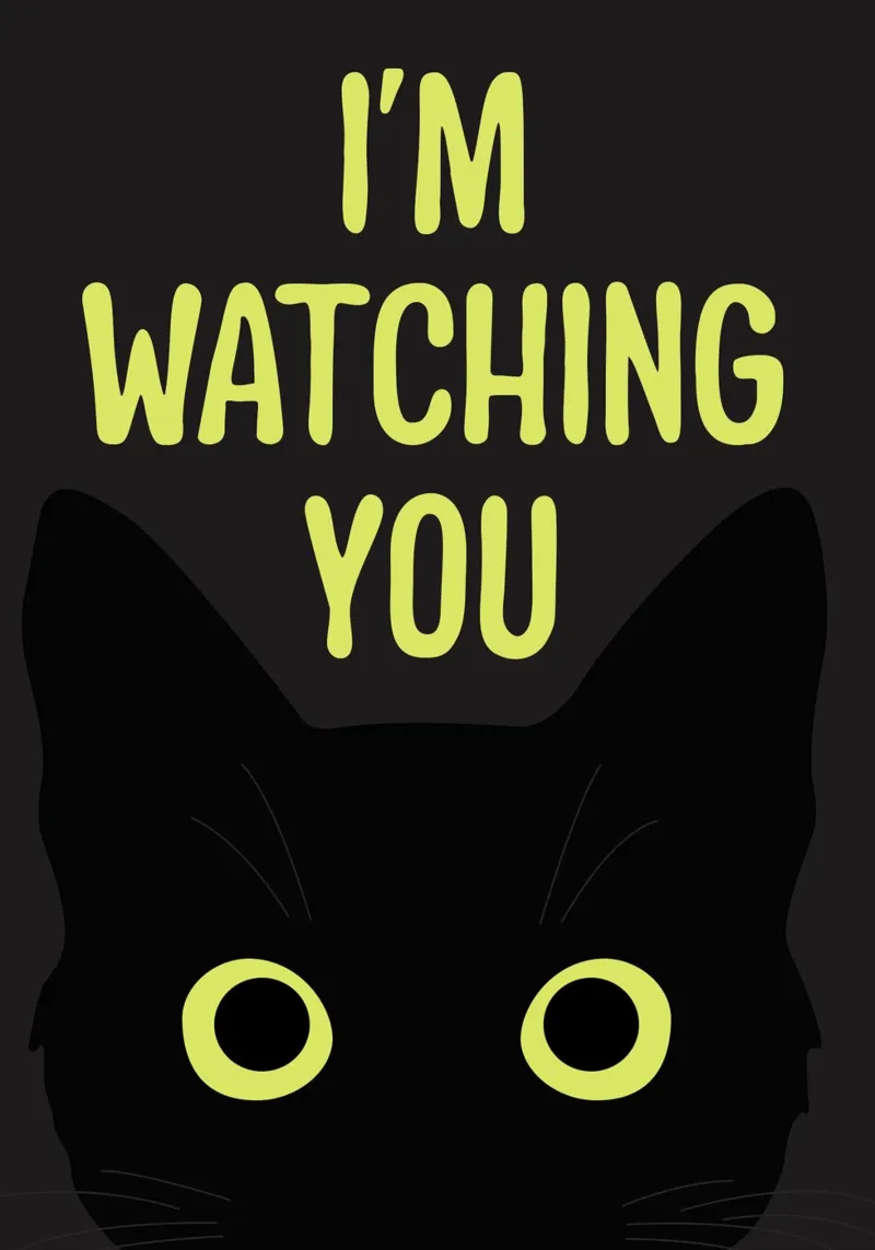 I'm Watching You poster con telaio in plastica da WORD & WONDER