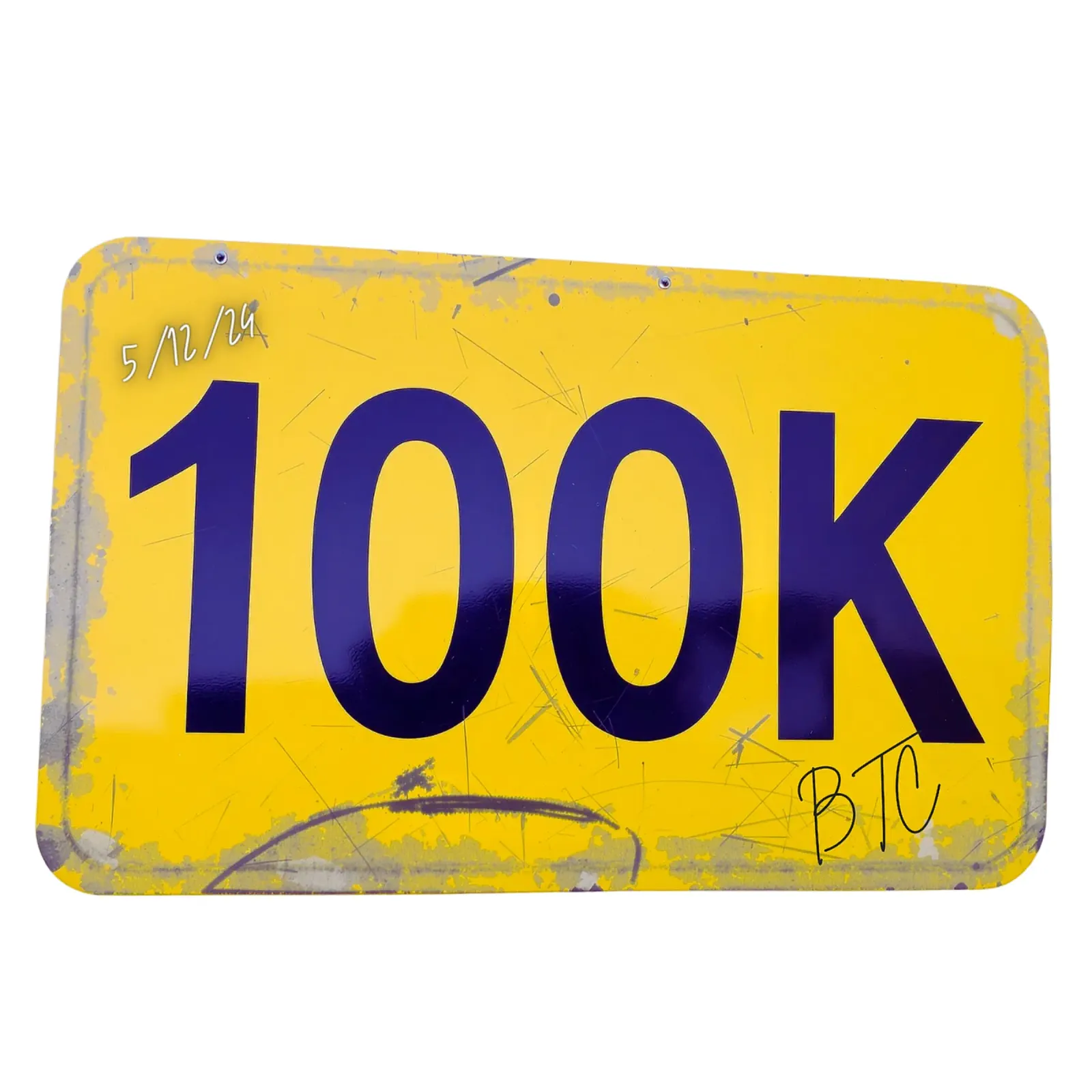Bitcoin at 100K_BTC carta hahnemühle da Crypto_Jungle