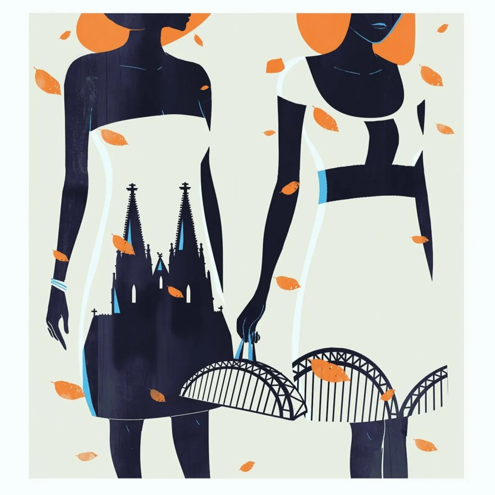 Twins canvas by Pietari Posti