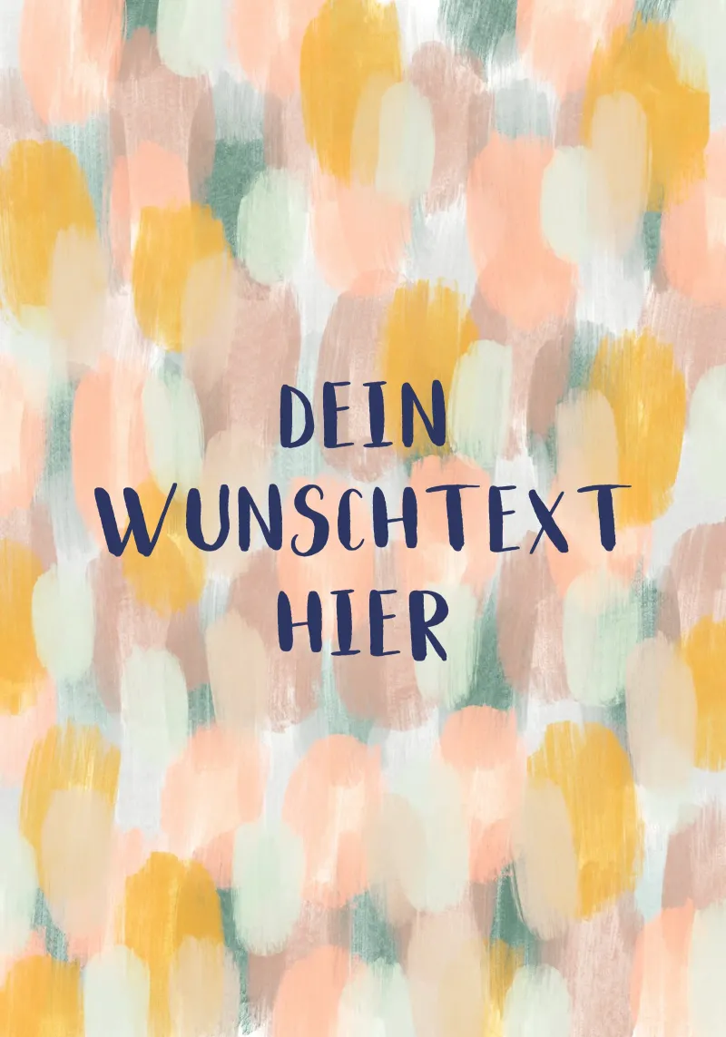Pastel brush mit Wunschtext pellicola backlit da BAINAI