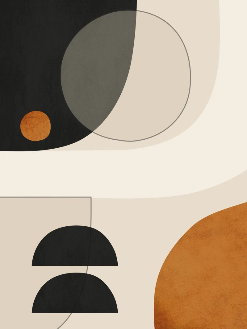 Forme astratte minimali 133 carta hahnemühle da ThingDesign