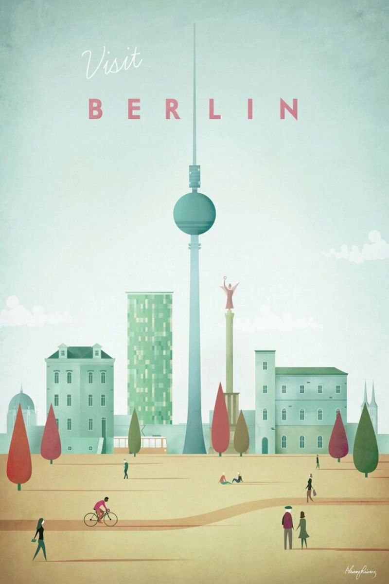 Berlin poster by Henry Rivers