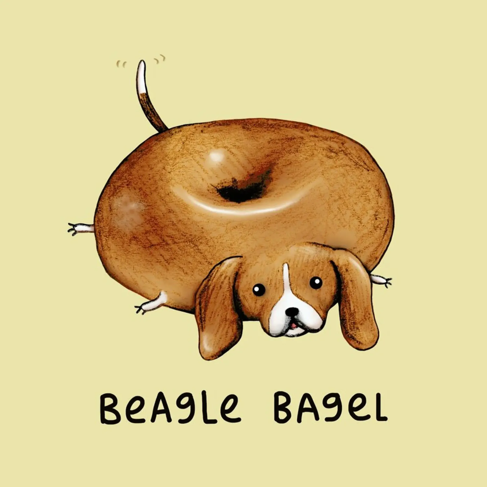 Beagle Bagel poster da Sophie Corrigan