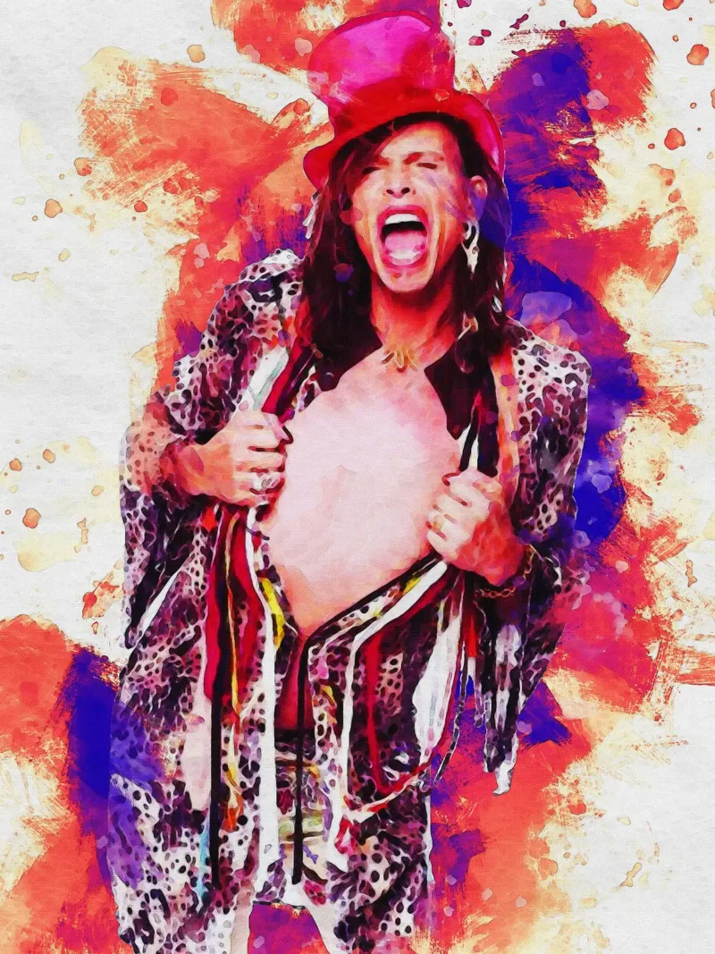 Sbaffo Steven Tyler pellicola backlit da Gunawan Rb