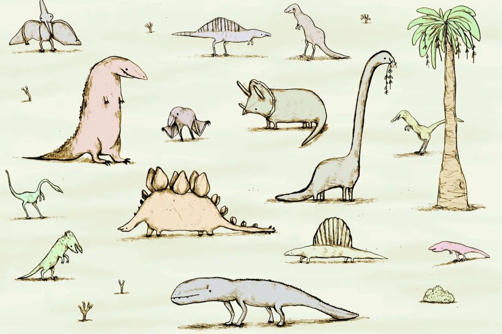 Dinos poster de Sophie Corrigan