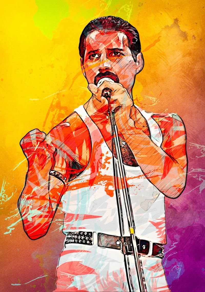 Freddie Mercury Poster von tenten