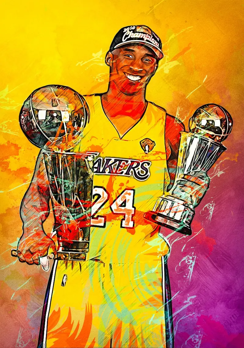 Kobe Bryant LA Lakers poster de tenten
