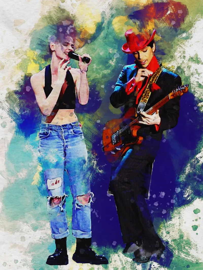 Smudge Sinéad O'Connor & Prince poster da Gunawan Rb