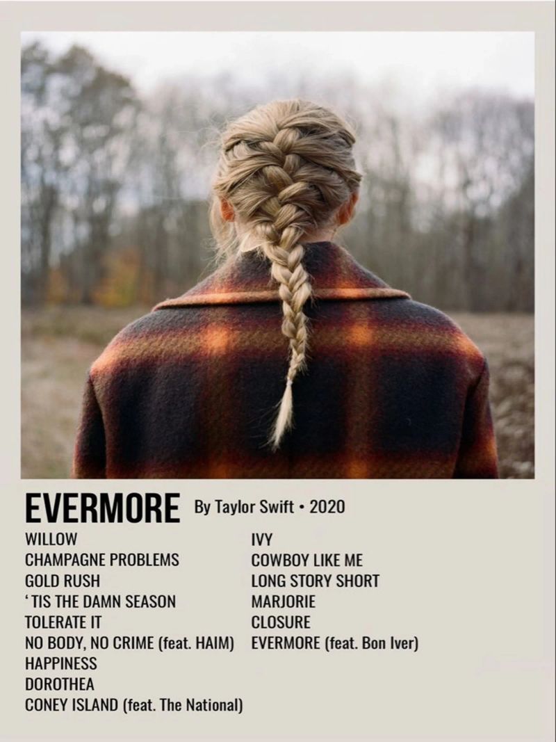 EVERMORE By Taylor Swift • 2020 poster da SoundStudio
