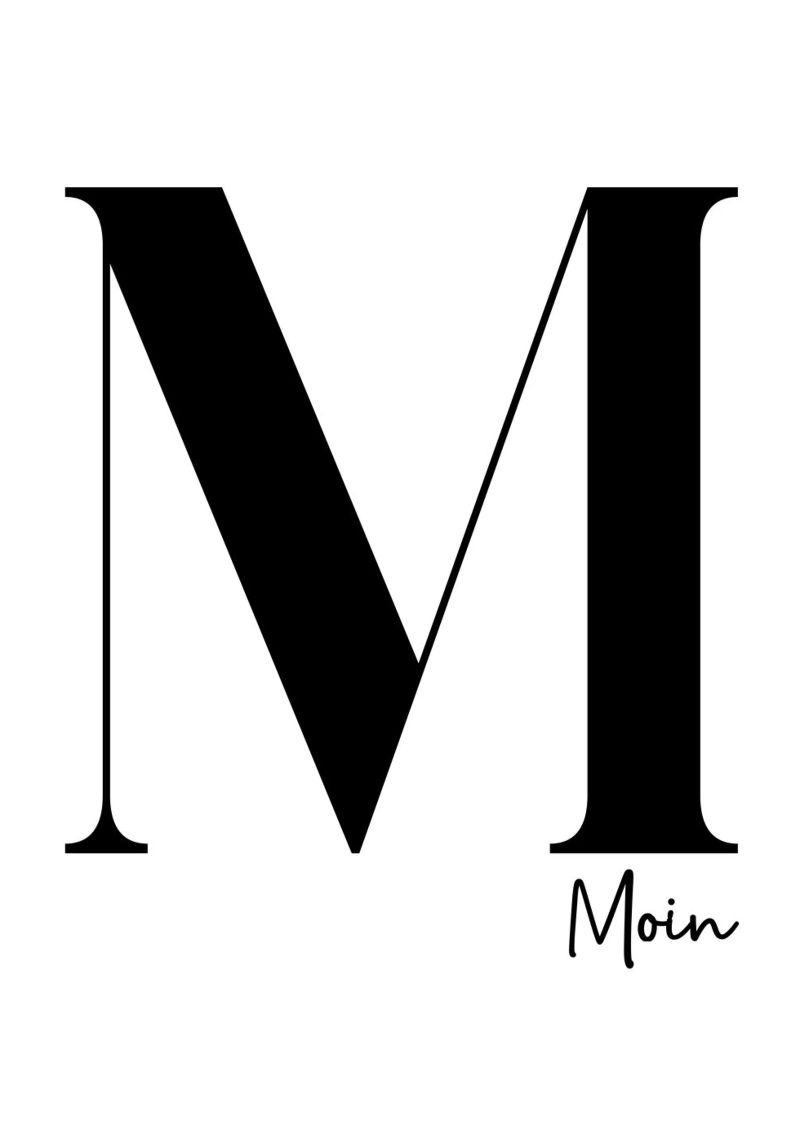 Moin - M alluminio dibond da BAINAI QUOTES