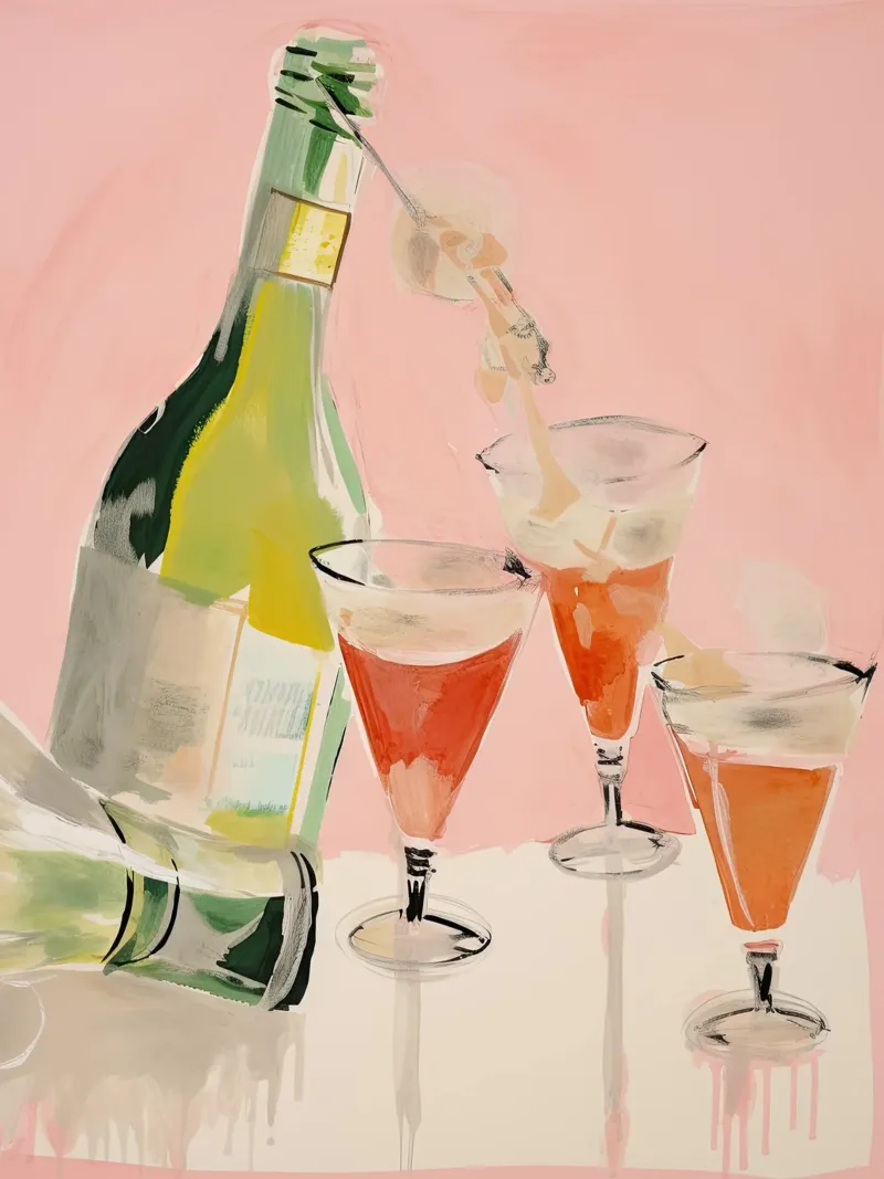 Viering Sparkle canvas met Baklijst van DaarbyN