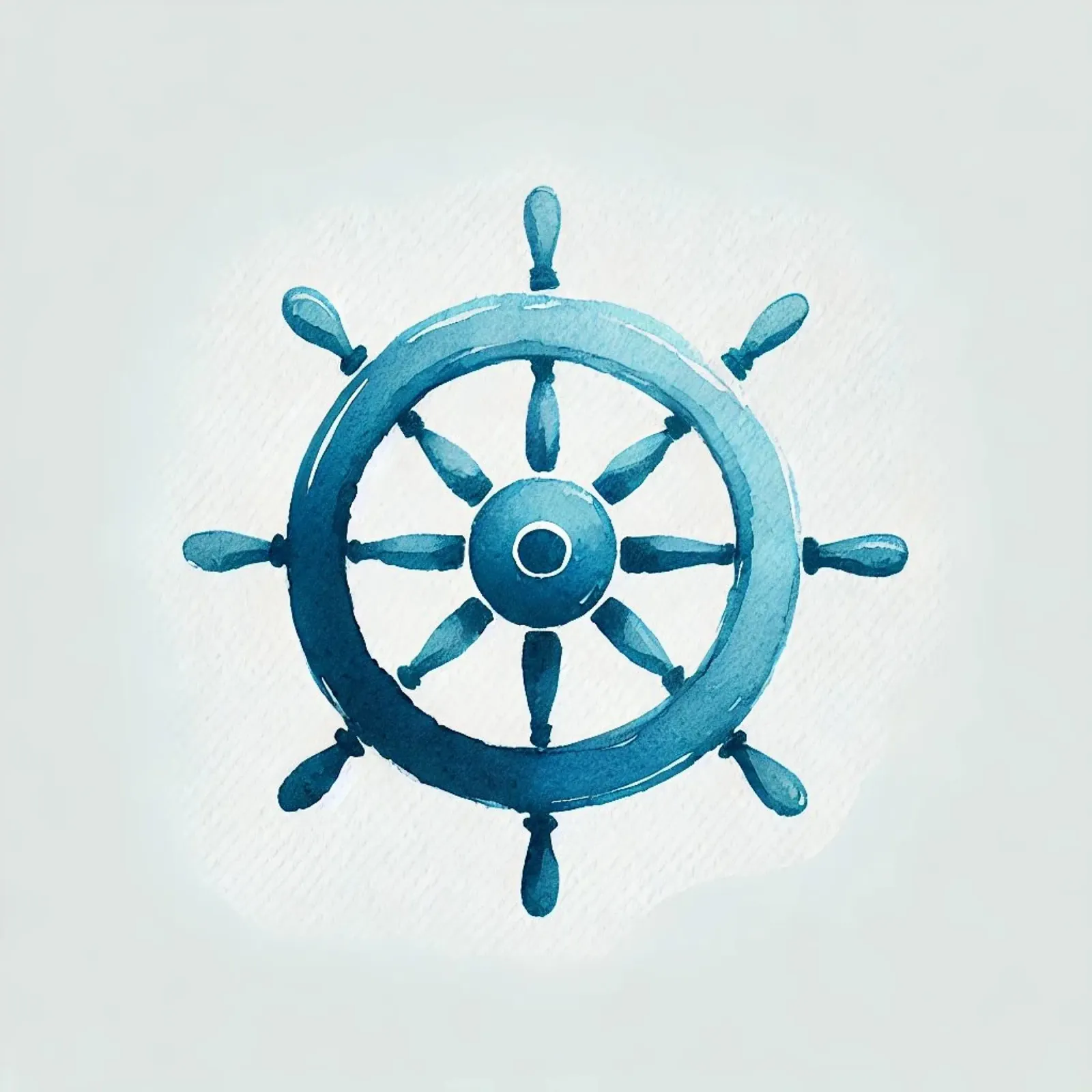 Volant de bateau : Équilibre et direction poster con telaio in plastica da Épure design