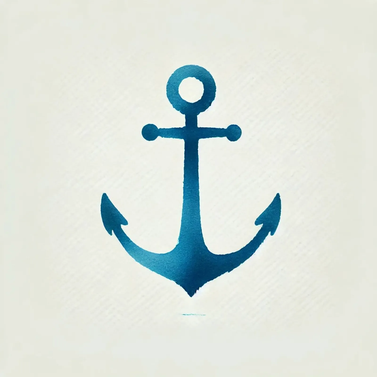 Ancre maritime poster con telaio in legno da Épure design