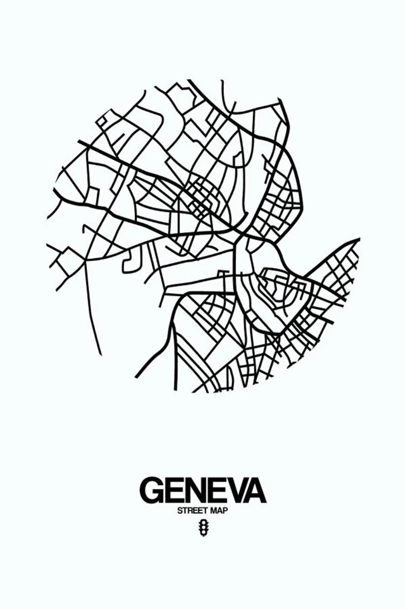 Geneva Poster von Naxart
