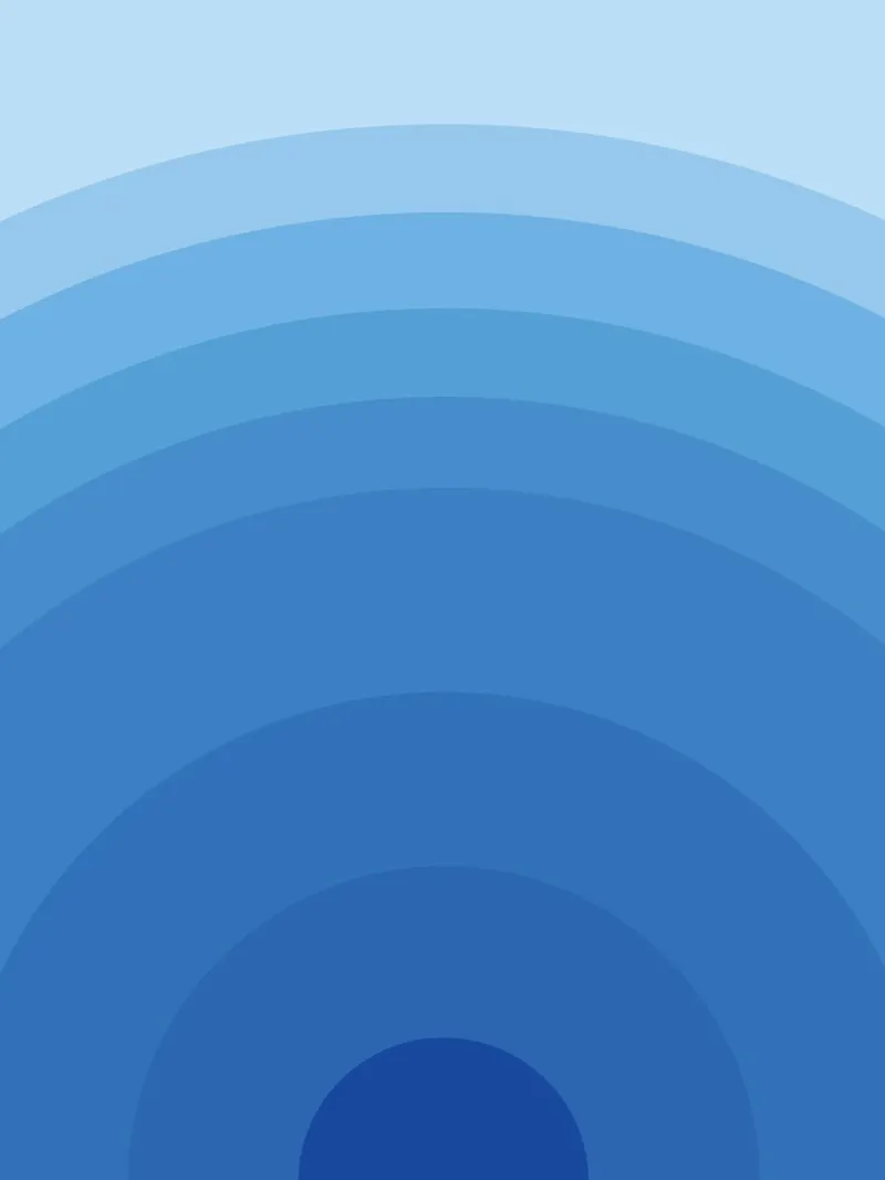 Blue wave harmony poster with aluminum frame by galihstudio