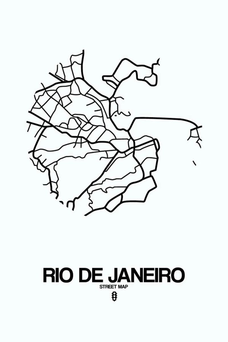Rio de Janeiro poster de Naxart