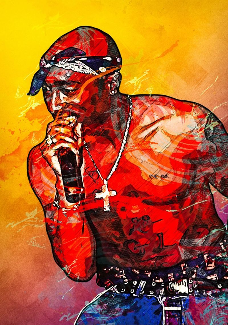 Tupac poster by tenten