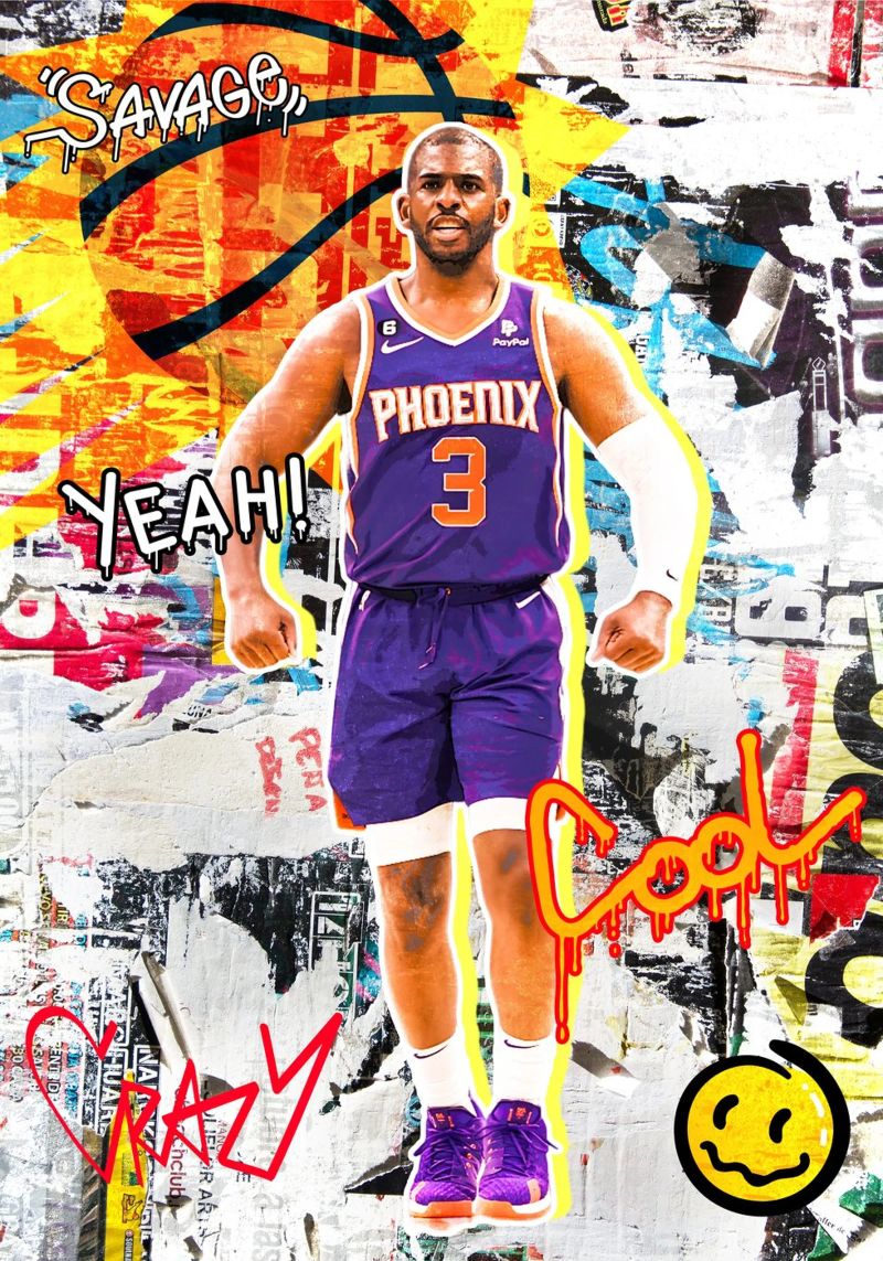 Chris Paul Phoenix Suns 2 poster da tenten