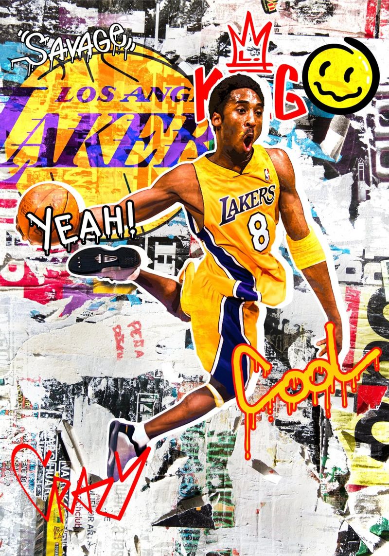 Kobe Bryant LA Lakers 2 poster by tenten