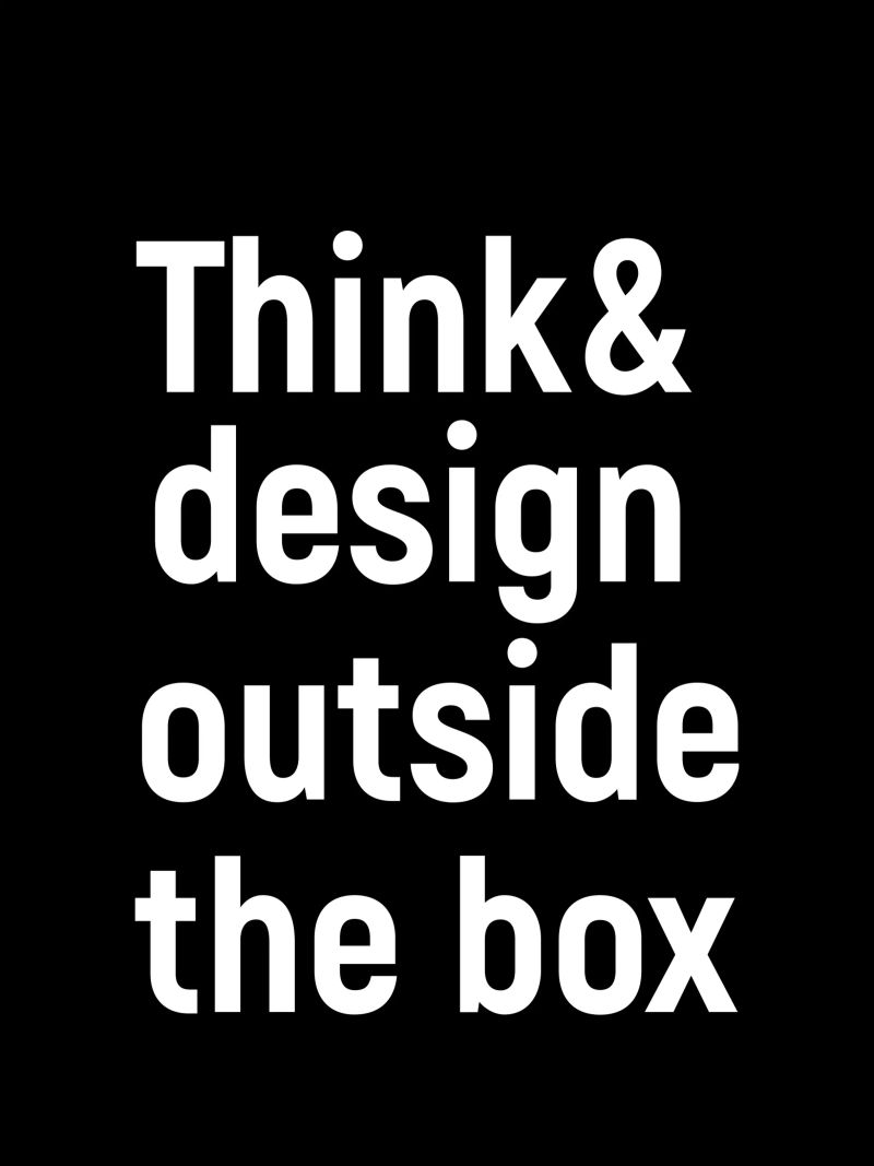 Think and design outside the box pellicola backlit da happieeagle