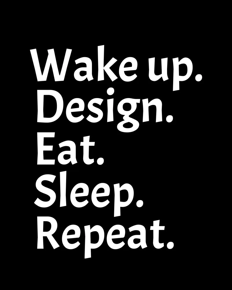 Wake up design eat sleep repeat plexiglass da happieeagle