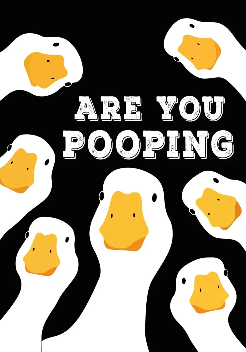 Are You Pooping pellicola backlit da Nando Art