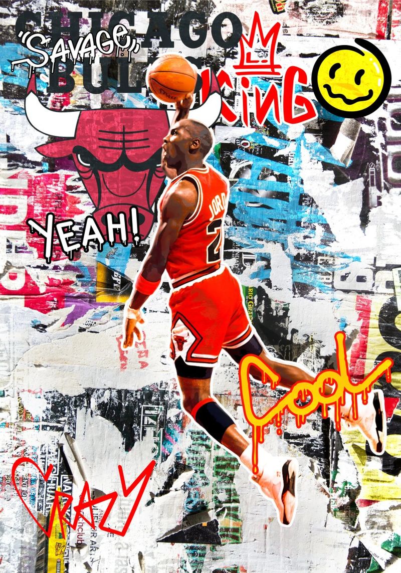 Michael Jordan Chicago Bulls poster by tenten