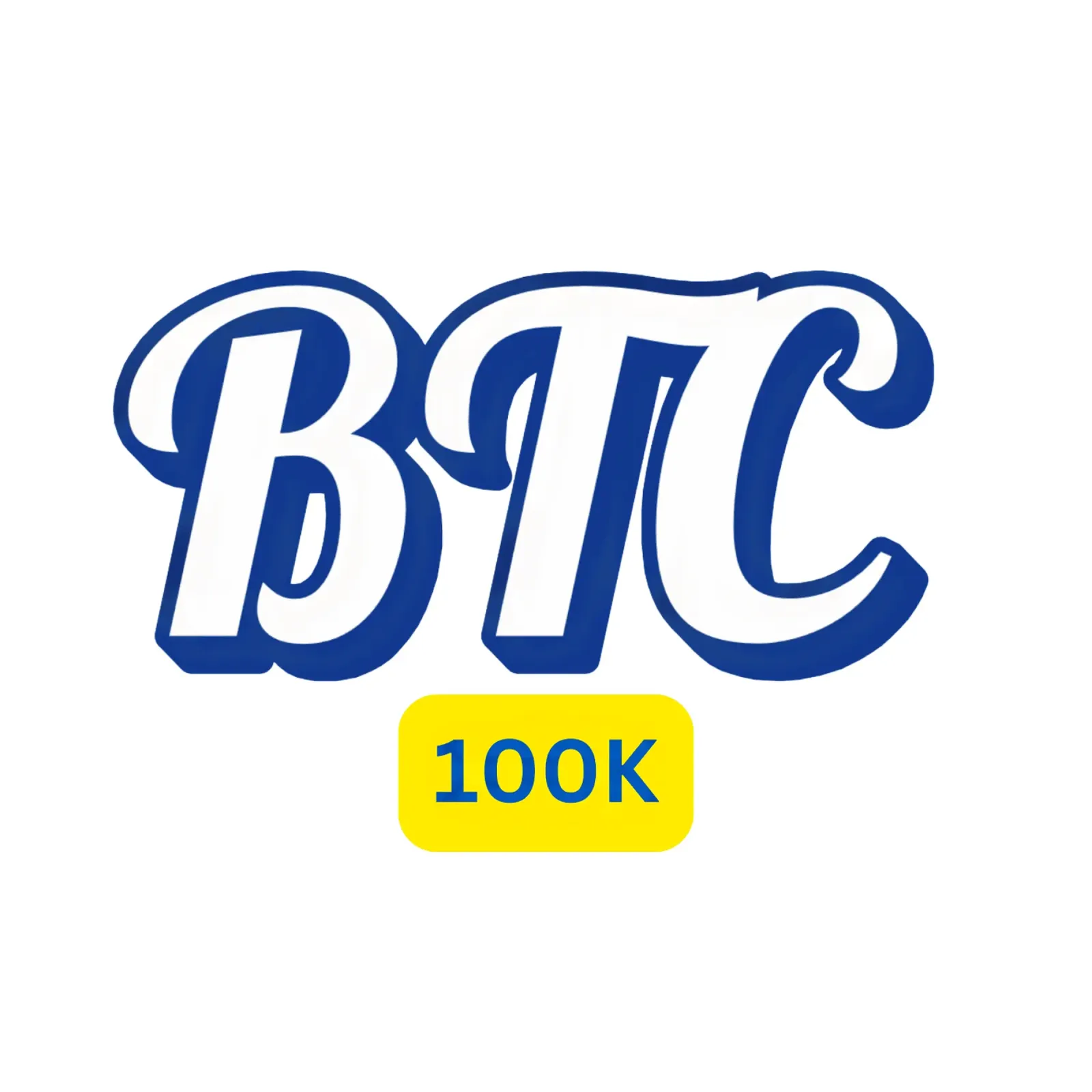 Just BTC...at 100K tela con Cornice a cassetta da Crypto_Jungle