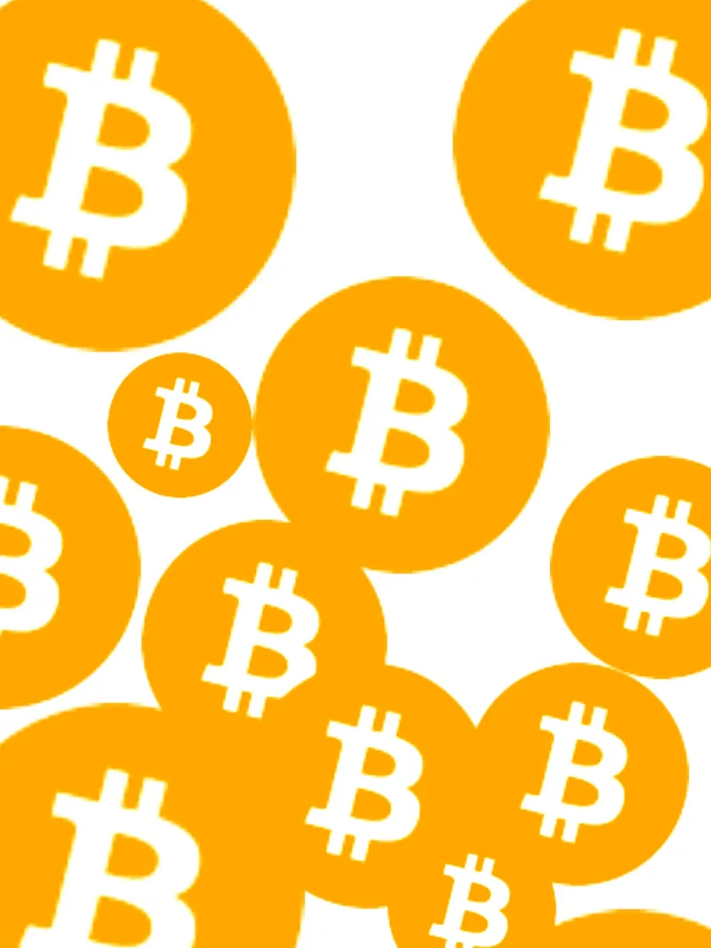Bitcoin Rain_I pellicola backlit da Crypto_Jungle