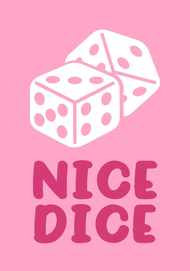 Nice Dice alluminio dibond da WORD & WONDER