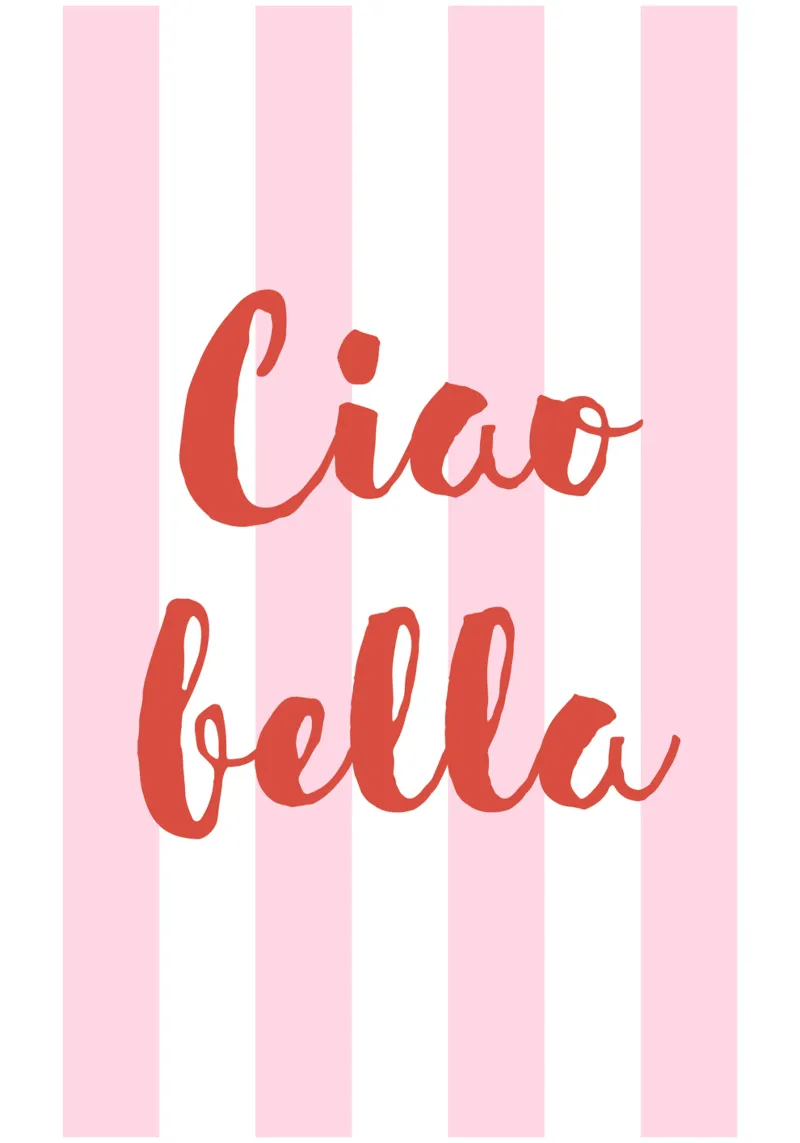 Ciao Bella Preppy Art pellicola backlit da pdigitalprints